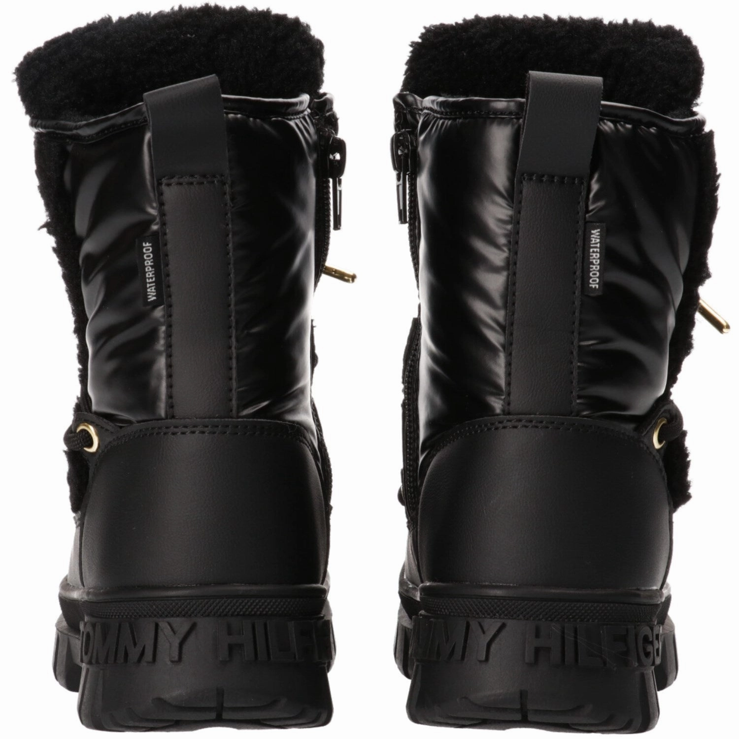 Tommy Hilfiger Black Fur Boot Your Fit System The Now Look