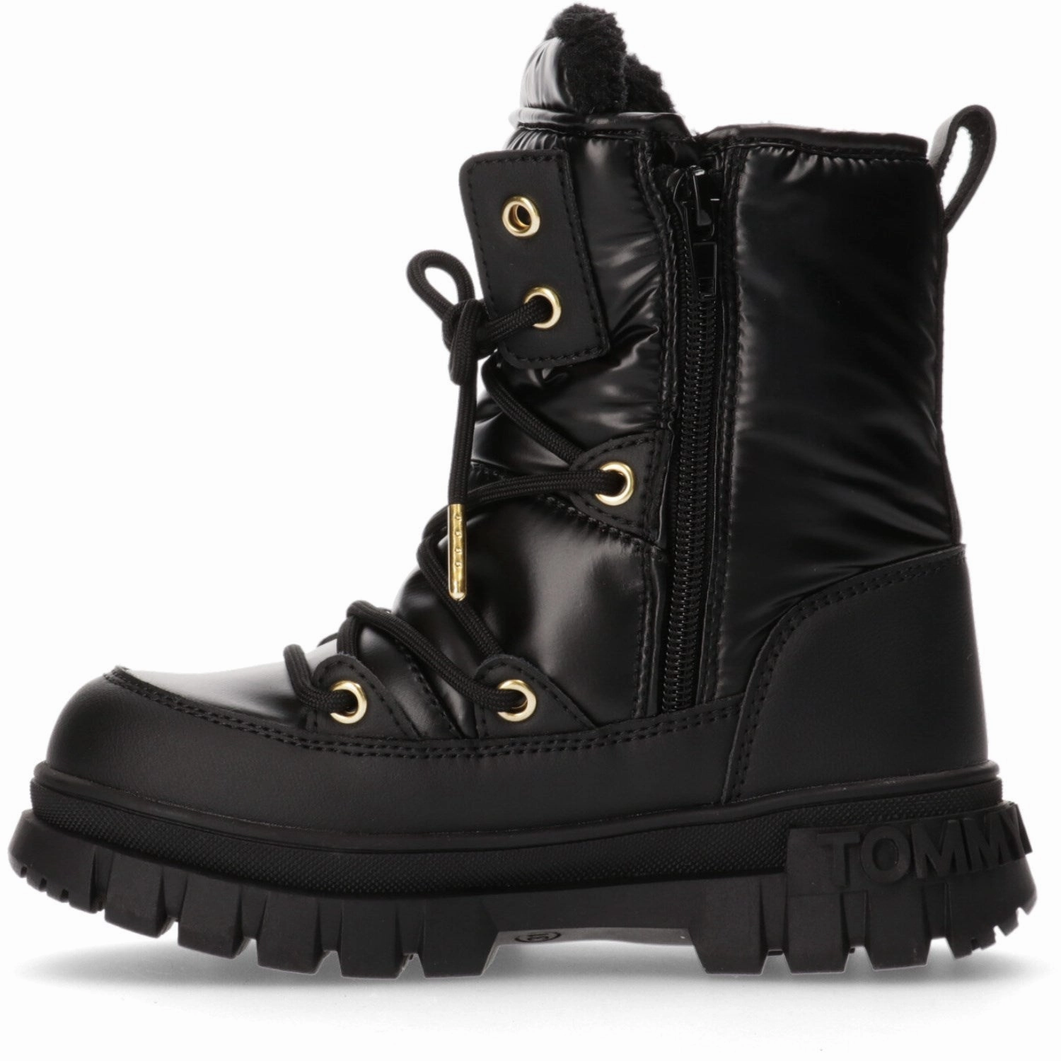 Everyday Armor Elevated Simplicity Tommy Hilfiger Black Fur Boot