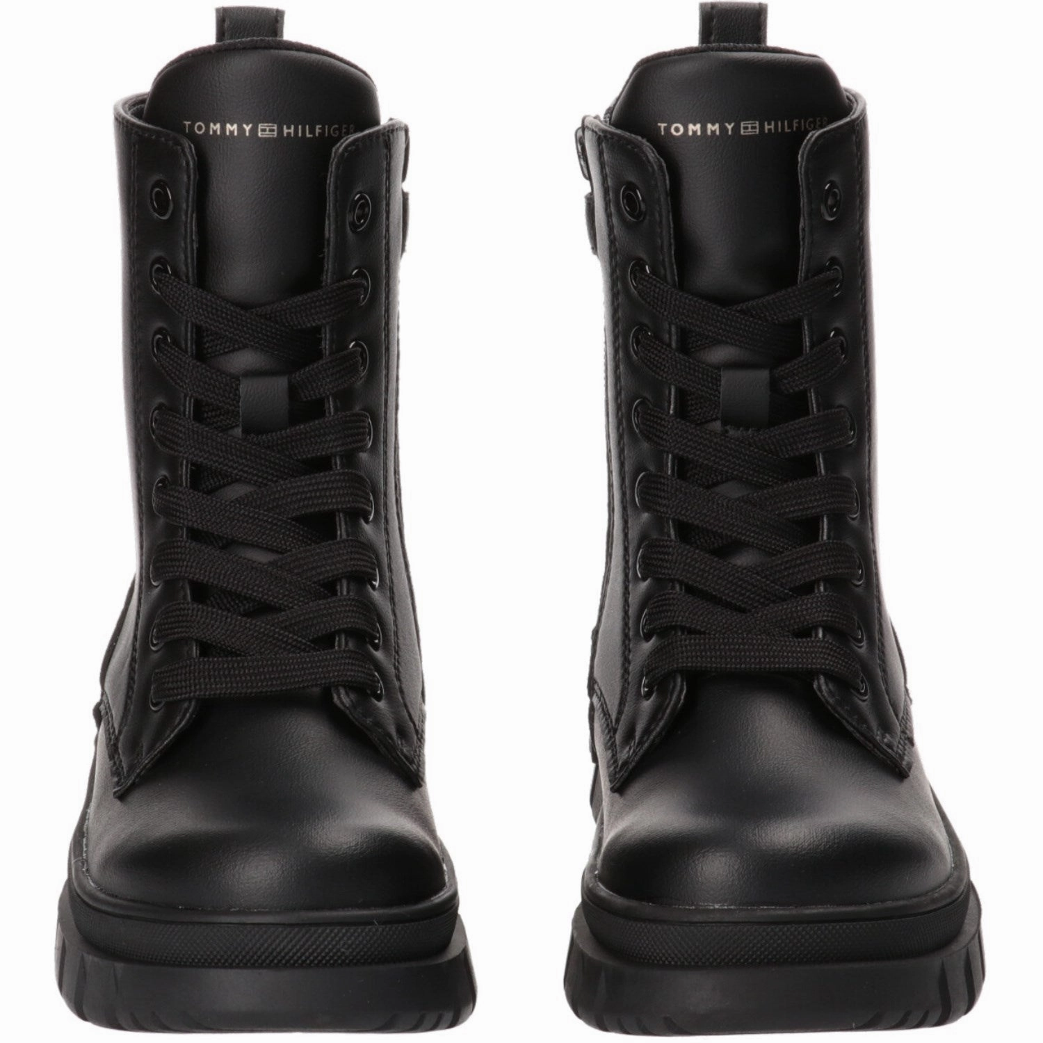 New Urbanism Fit-Flow Tommy Hilfiger Black Lace-Up Bootie