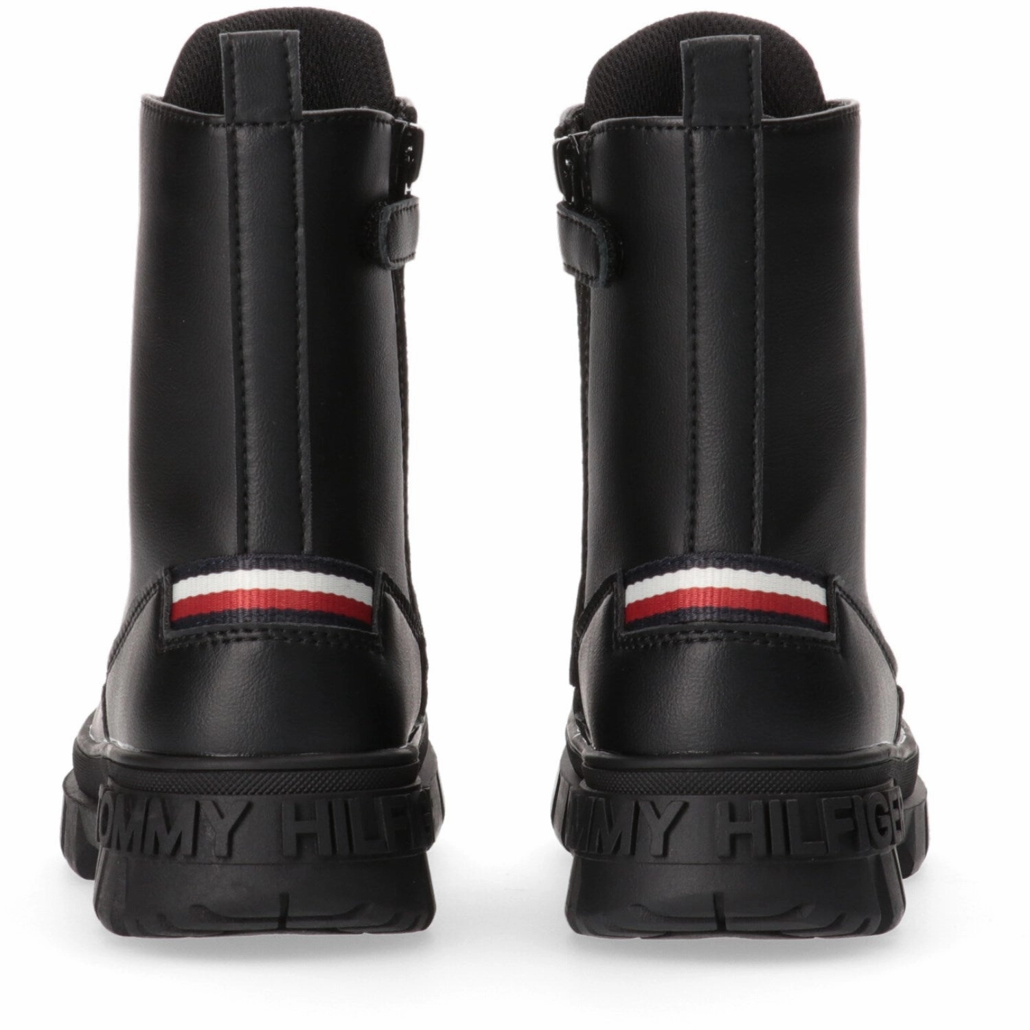 Tommy Hilfiger Black Lace-Up Bootie Seamless City