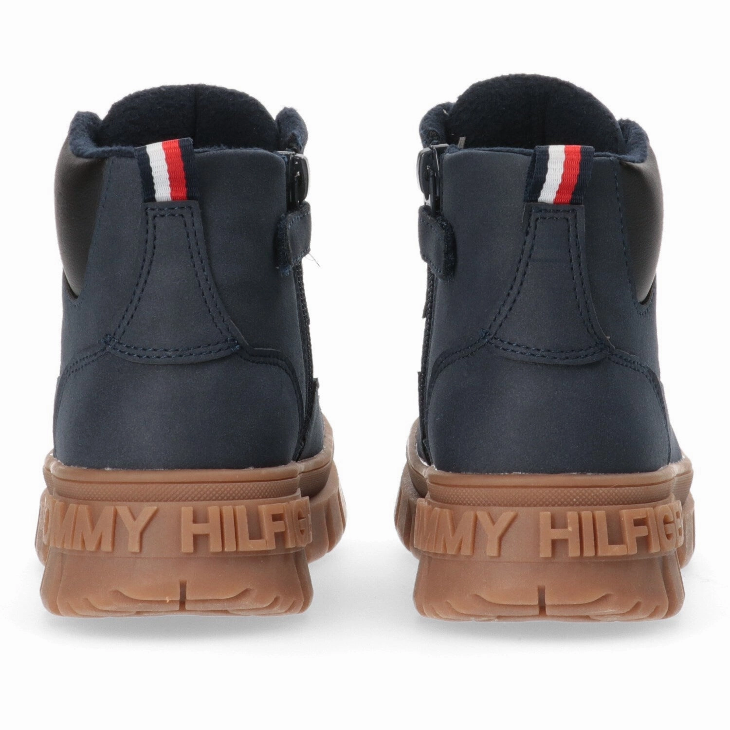 Tommy Hilfiger Blue Lace-Up Bootie Versatile Build Inspired Layerwear
