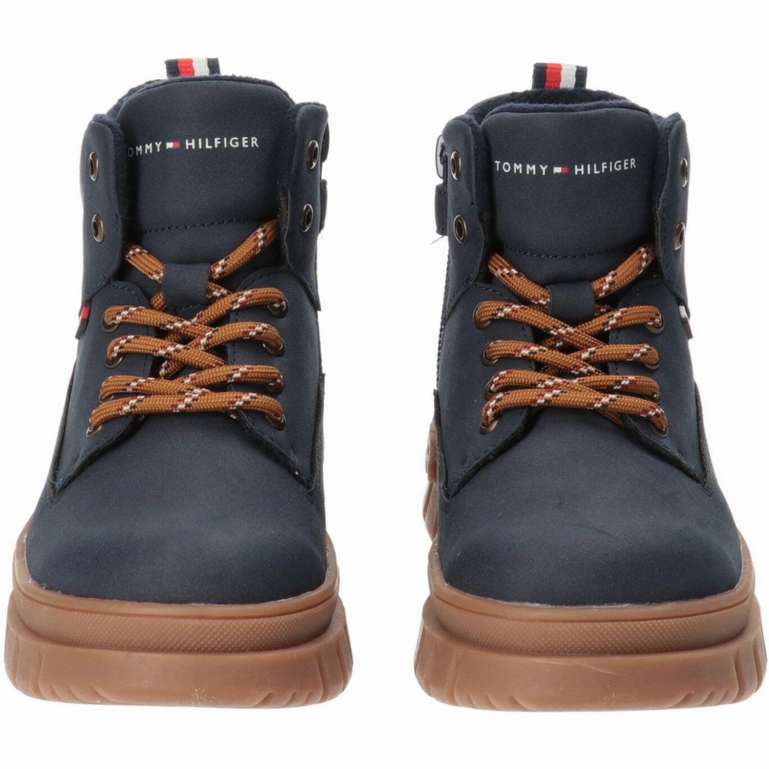 Crafted Balance Versatile Gear Tommy Hilfiger Blue Lace-Up Bootie