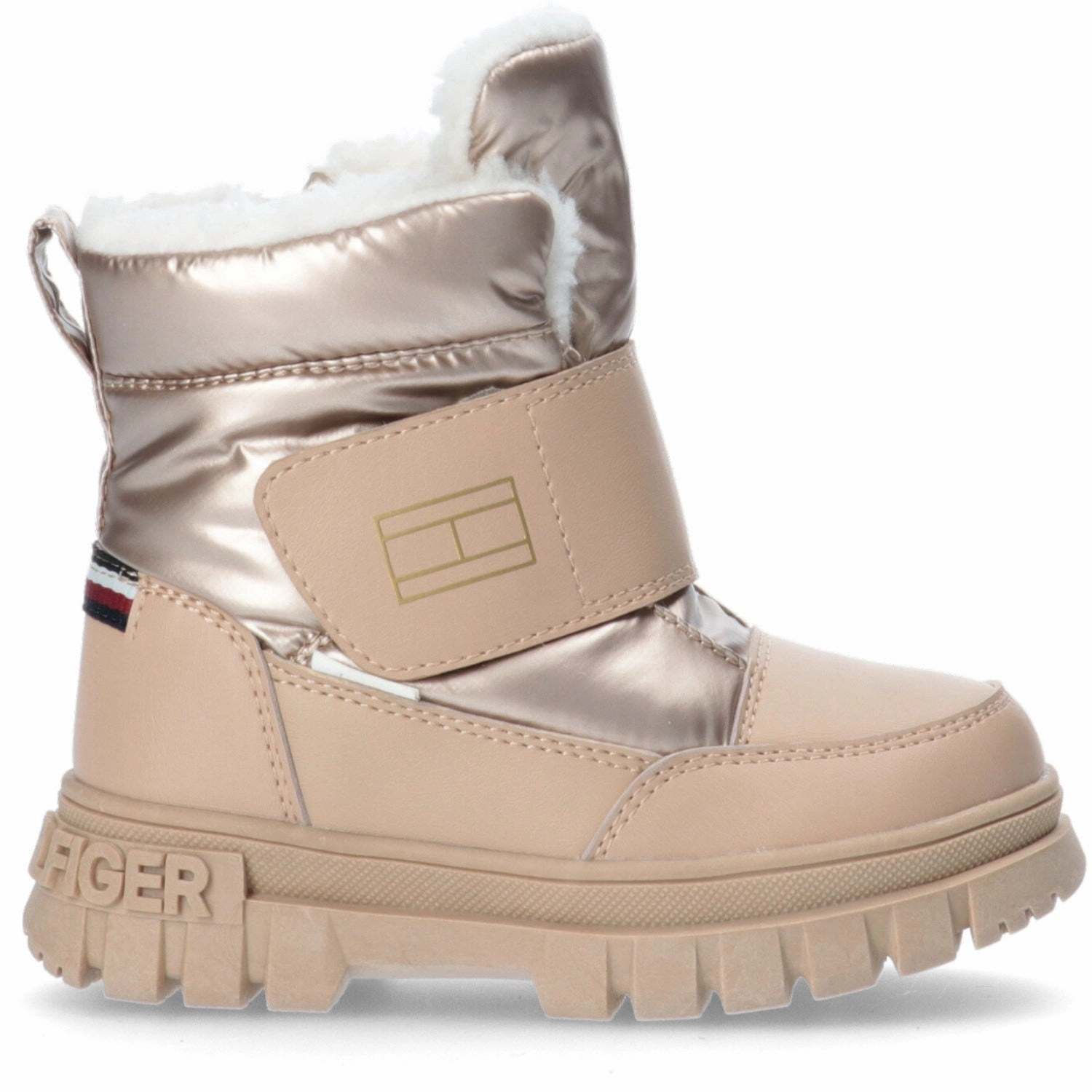 Tommy Hilfiger Bronze Fur Boot Refined Silhouette Step Into Rhythm