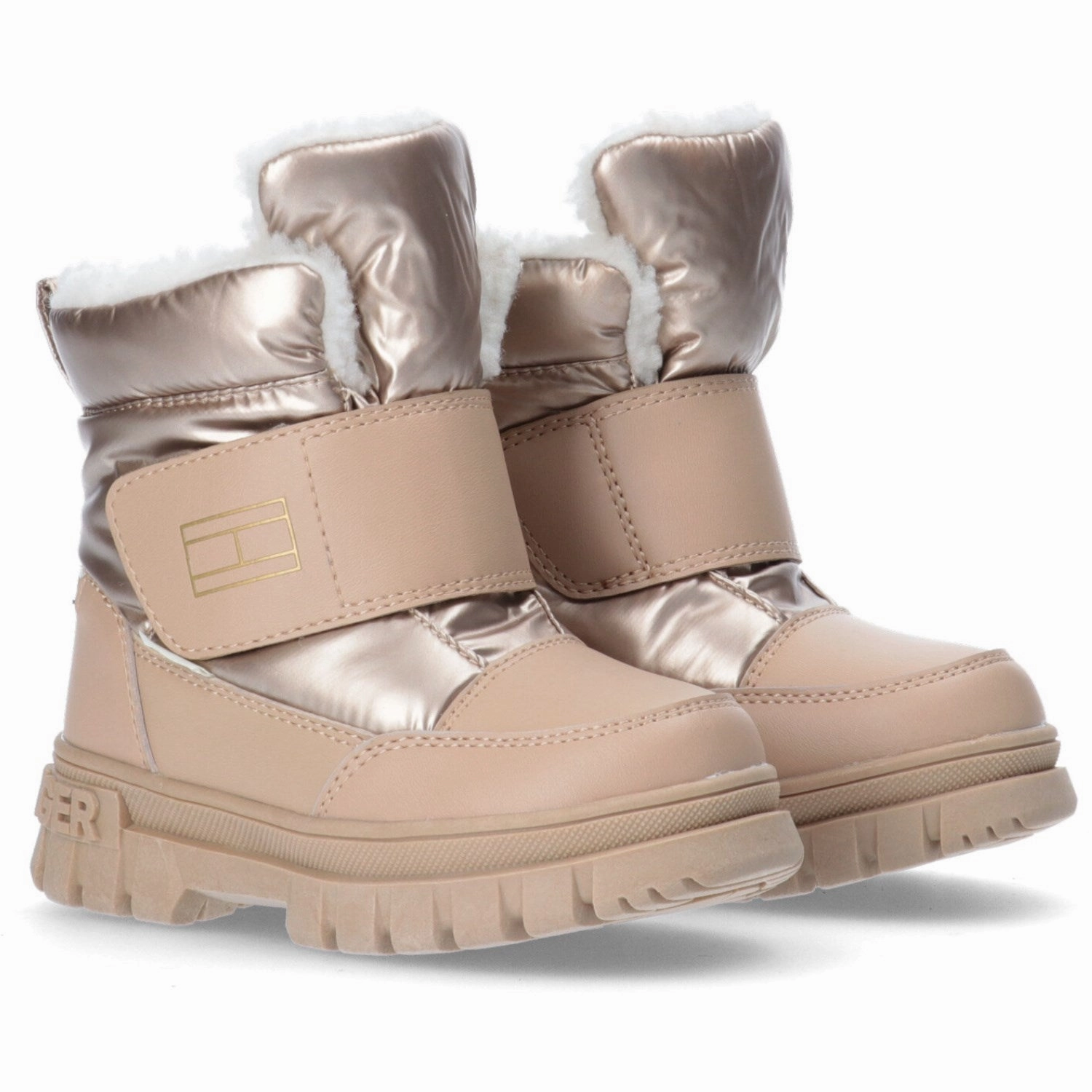 Tommy Hilfiger Bronze Fur Boot Engineered Casual