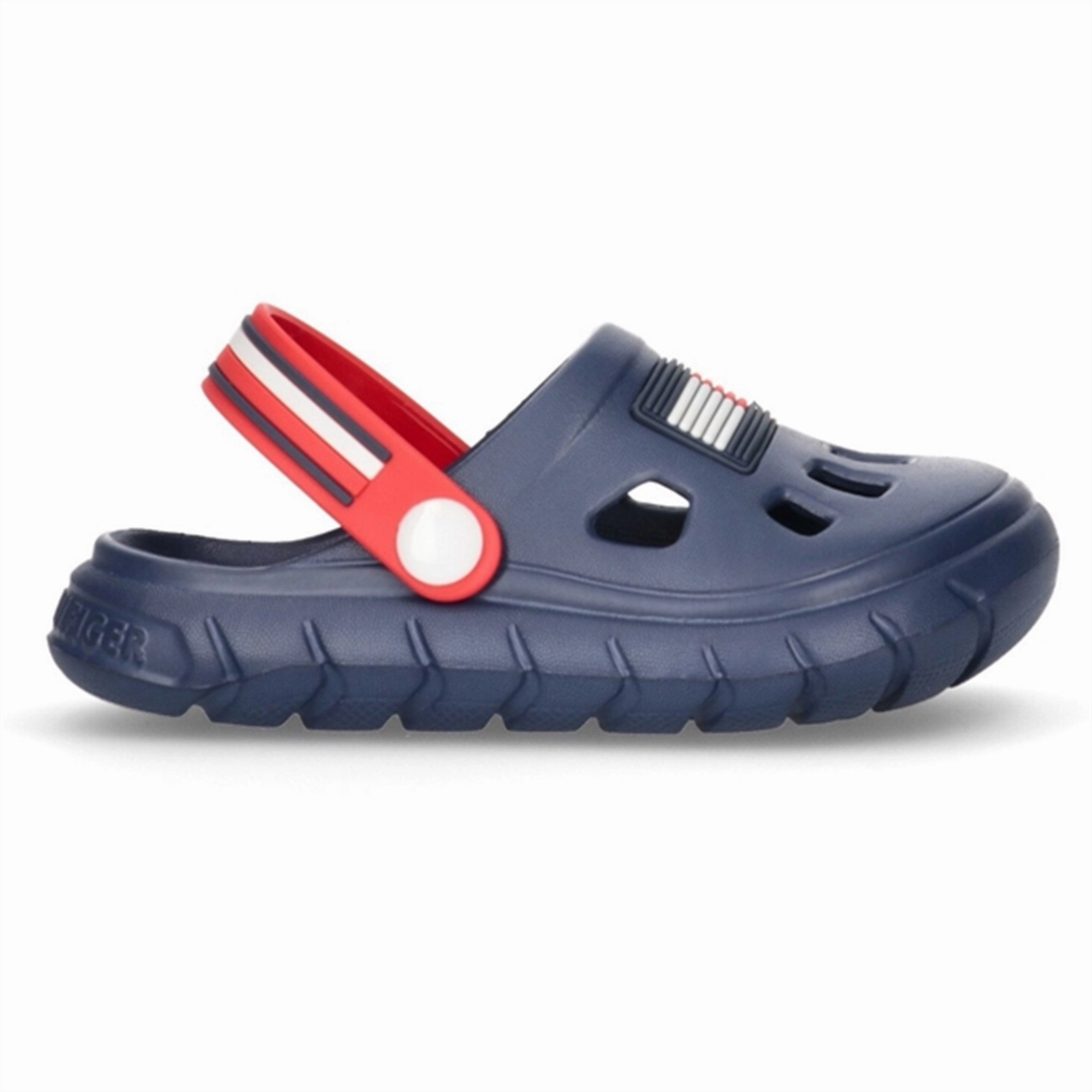 Tommy Hilfiger Comfy Sandal Blue/Red Curated For Motion