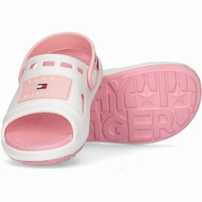 Ready For Rhythm Tommy Hilfiger Comfy Sandal White/Pink
