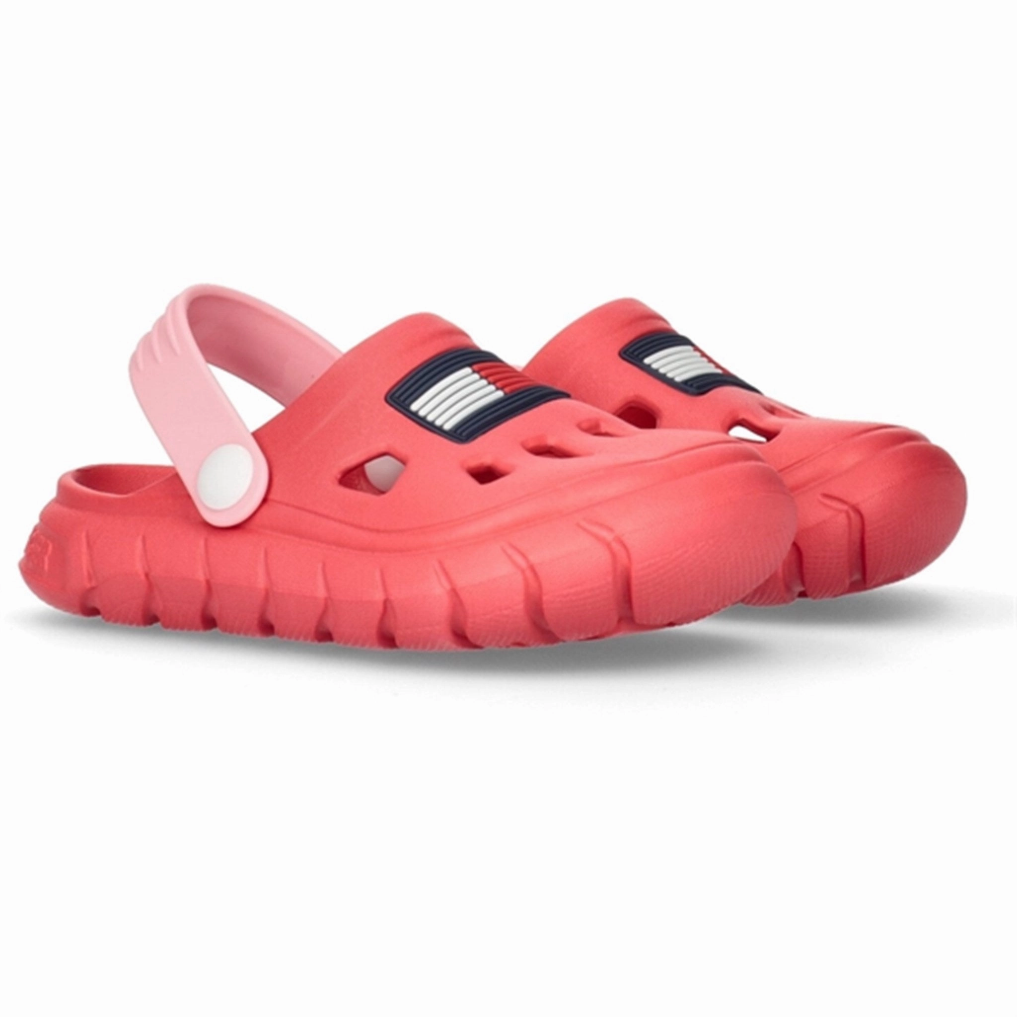 Urban Optimized Refined Chill Tommy Hilfiger Flag Comfy Sandal Fuchsia/Pink