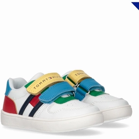 Tommy Hilfiger Flag Low Cut Velcro Sneaker Multicolor Life, Simplified