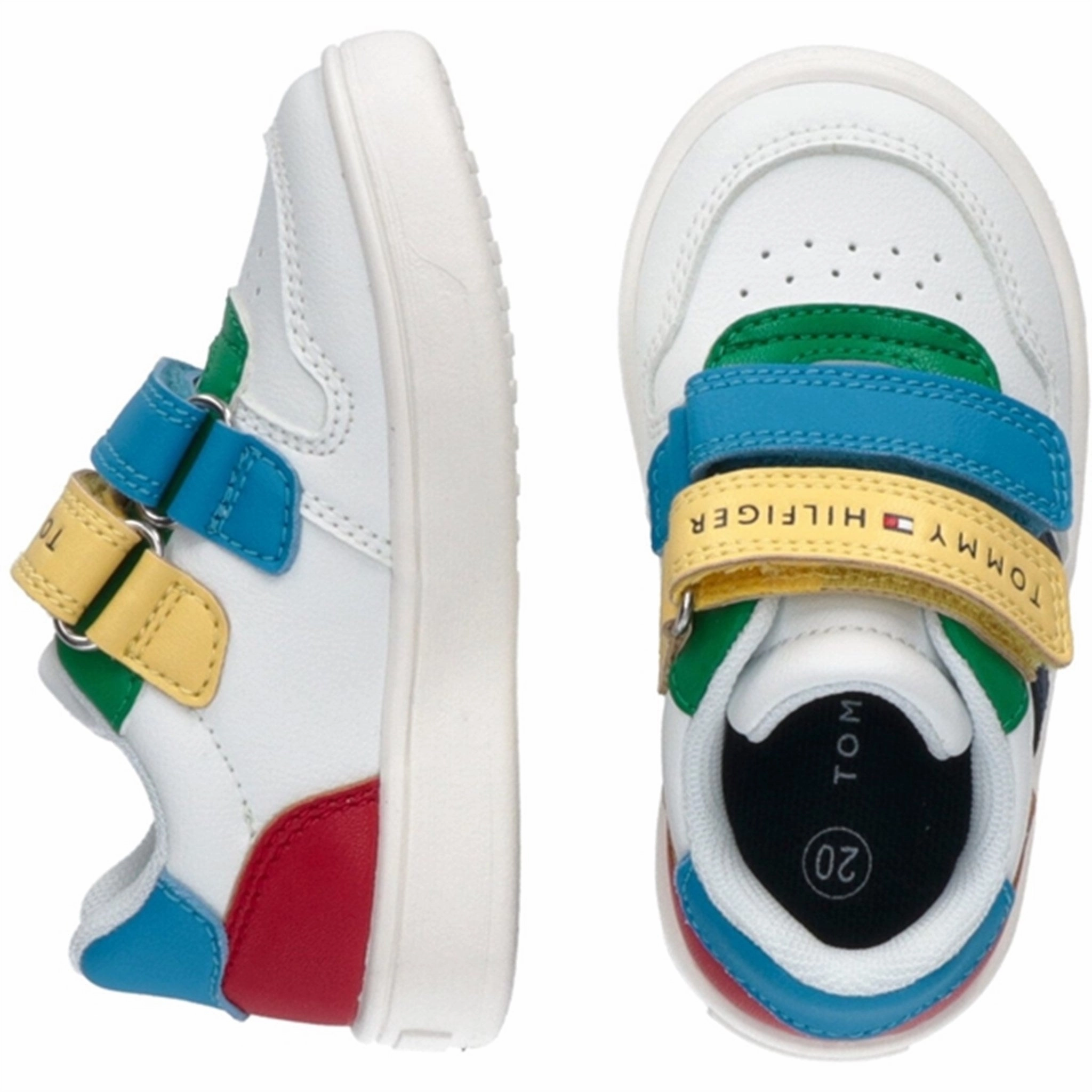 Tommy Hilfiger Flag Low Cut Velcro Sneaker Multicolor Adaptive Aesthetic