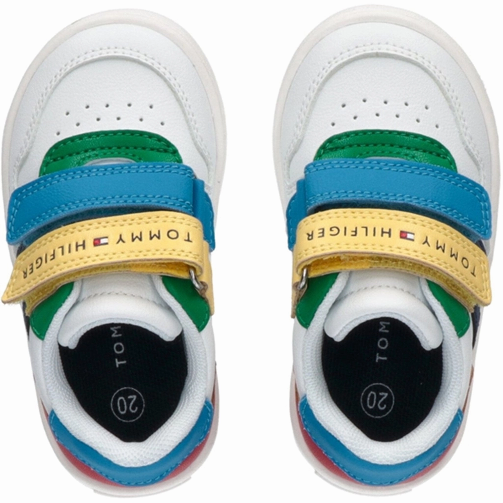 Adapt And Go Pure Function Tommy Hilfiger Flag Low Cut Velcro Sneaker Multicolor