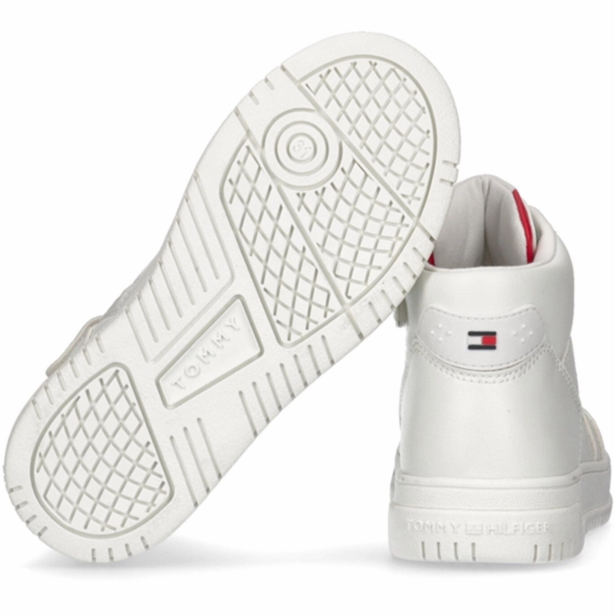 Vibe-Proof Tommy Hilfiger High Top Lace-Up Sneaker Off White
