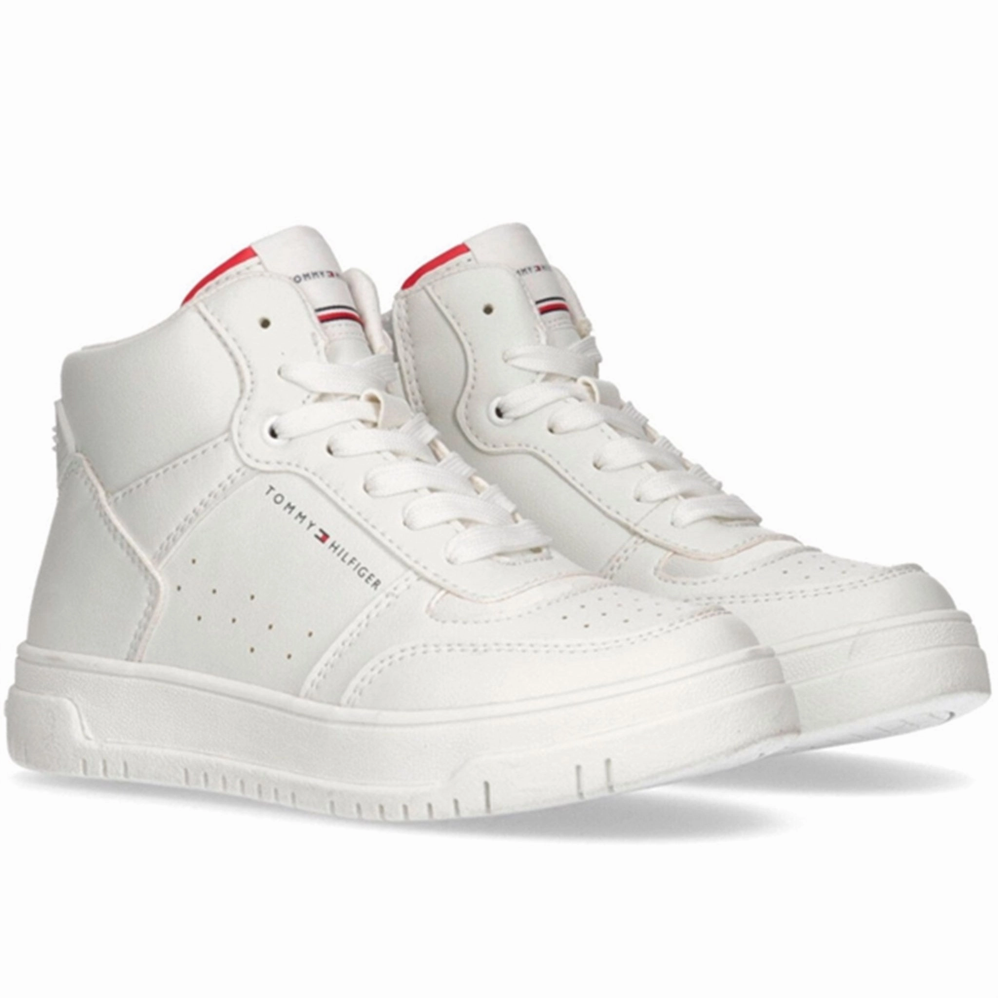 Lifestyle Energy Tommy Hilfiger High Top Lace-Up Sneaker Off White