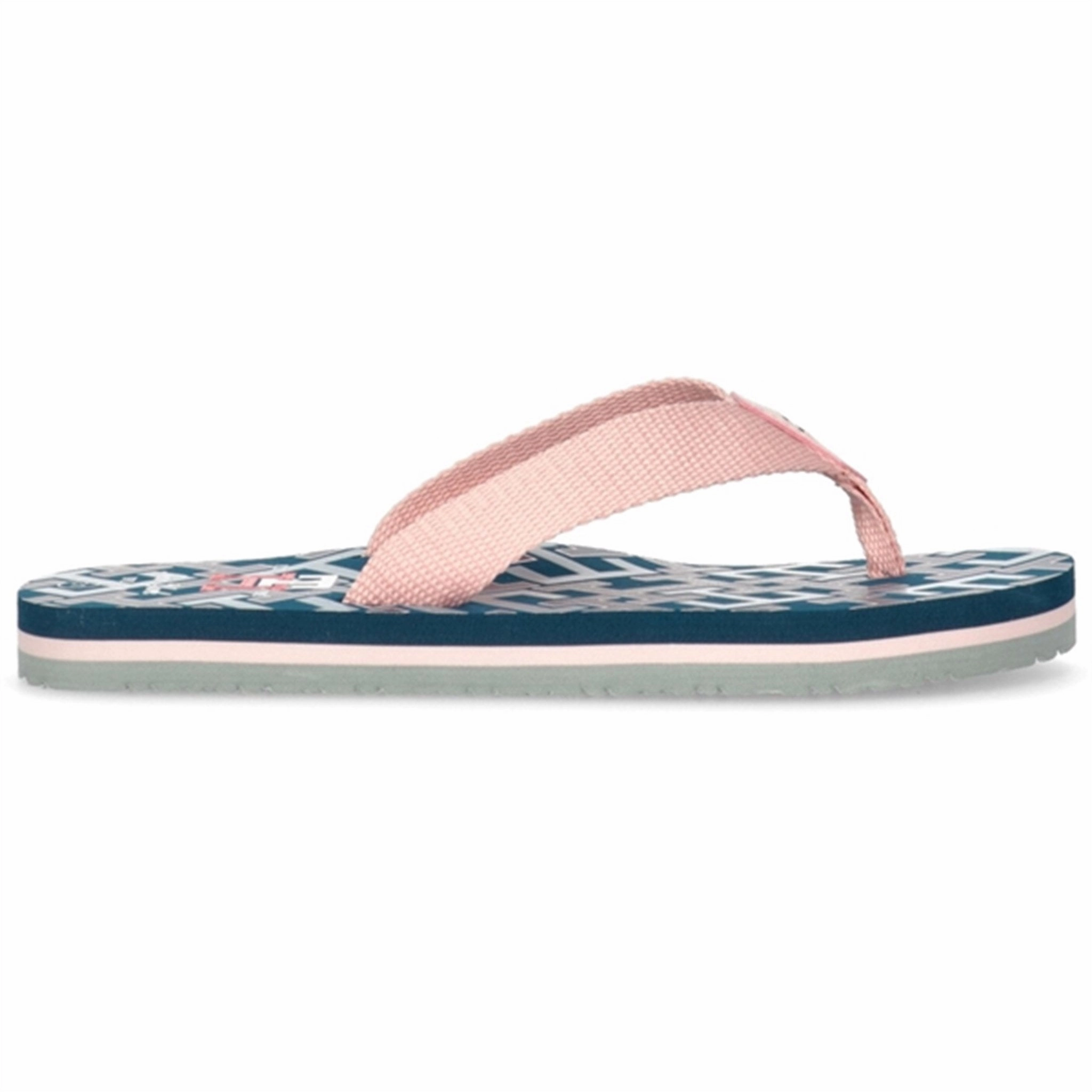 Modern Rhythm The New Essential Tommy Hilfiger Logo Flip Flop Blue/Pink