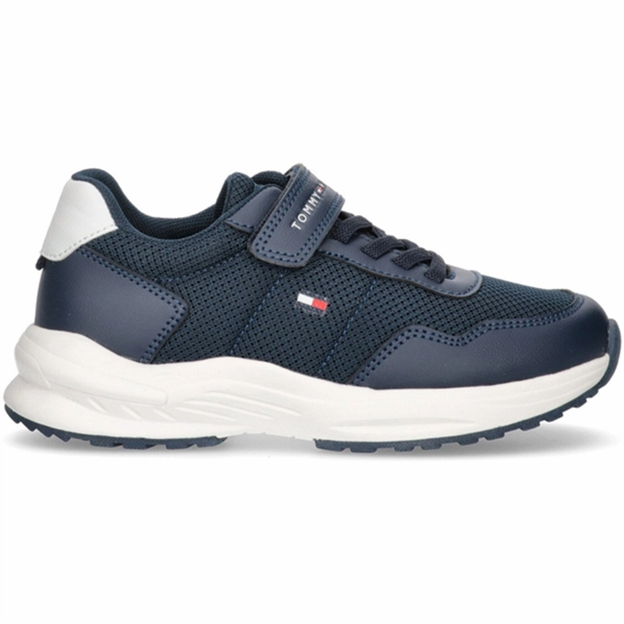 Tommy Hilfiger Low Cut Lace-Up Velcro Sneaker Blue Smart Function Designed With Rhythm