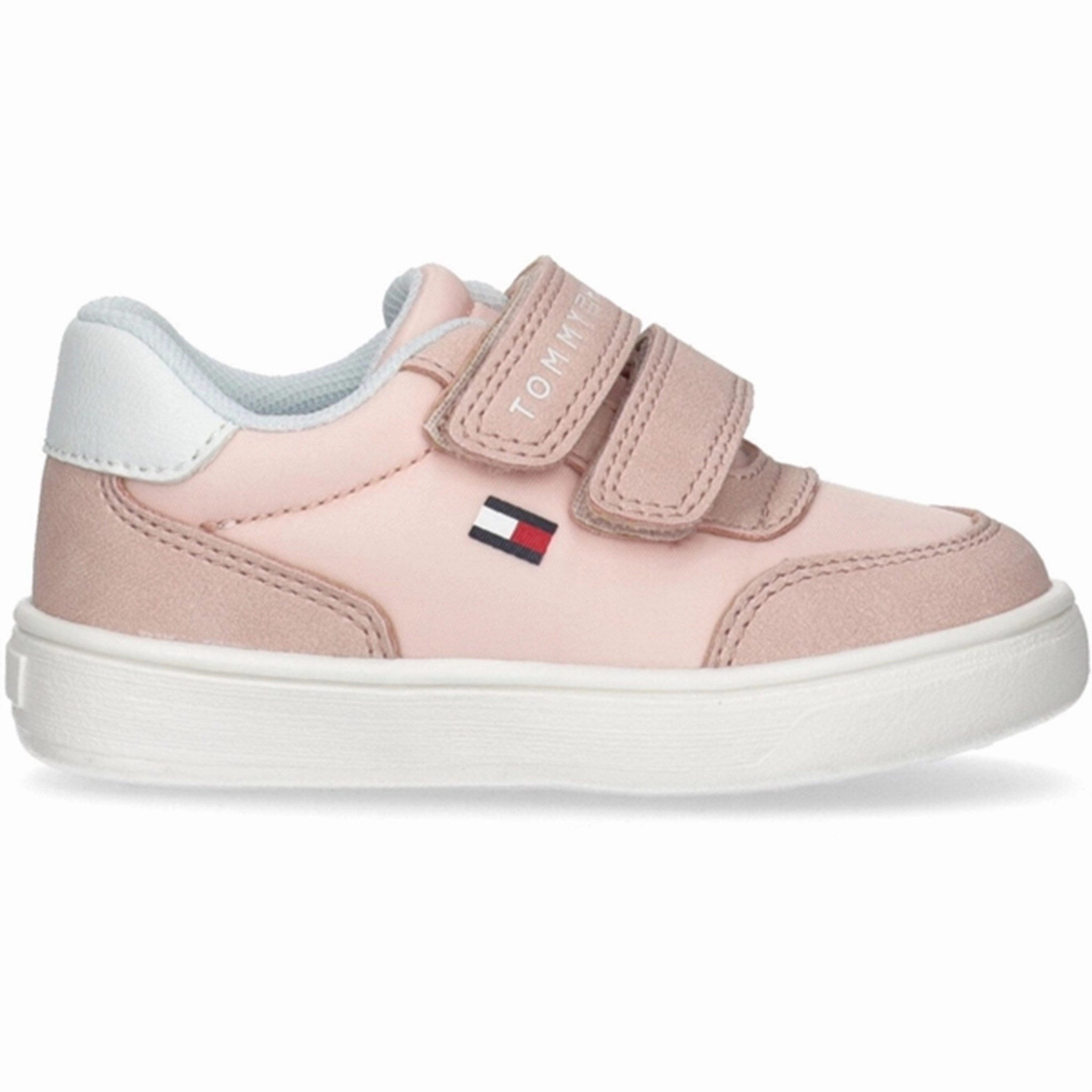 Tommy Hilfiger Low Cut Velcro Sneaker Pink/White Uncomplicated Gear Modular Wear