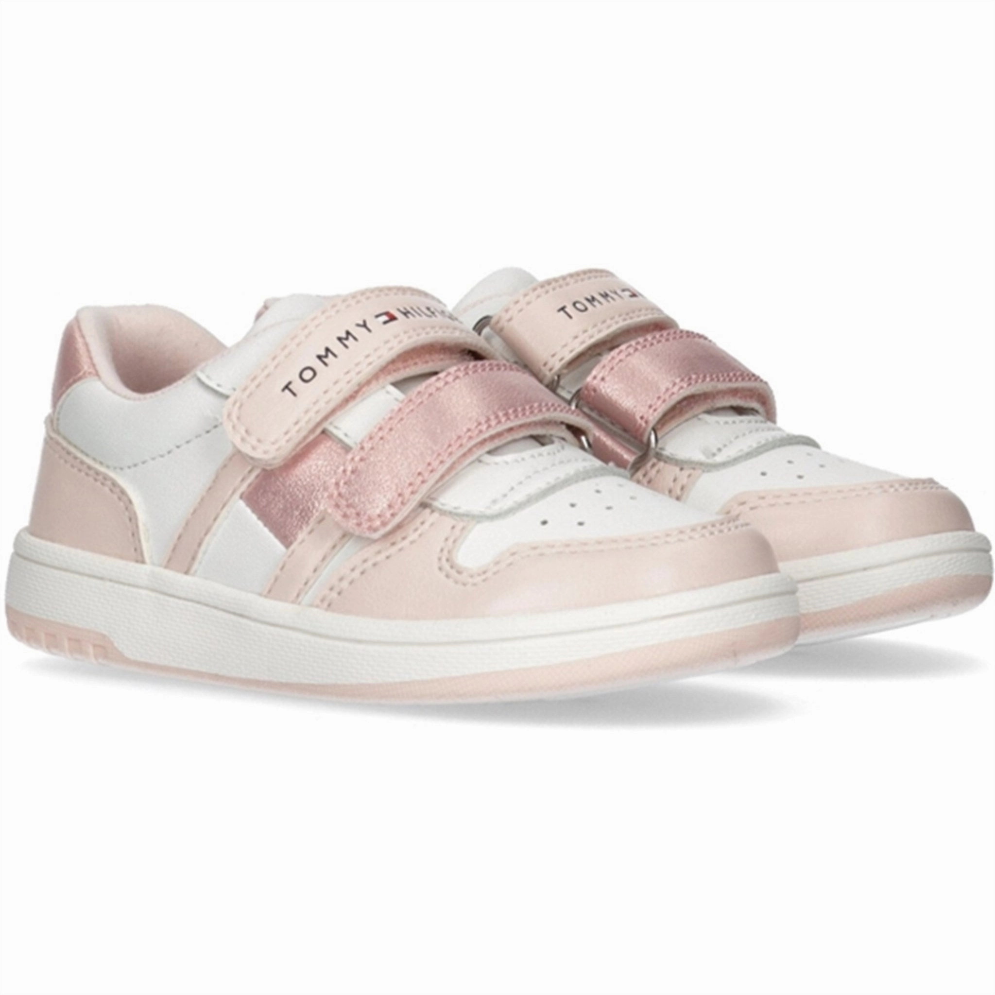 Lifestyle Fusion Cool Motion Tommy Hilfiger Low Cut Velcro Sneakers Pink/White