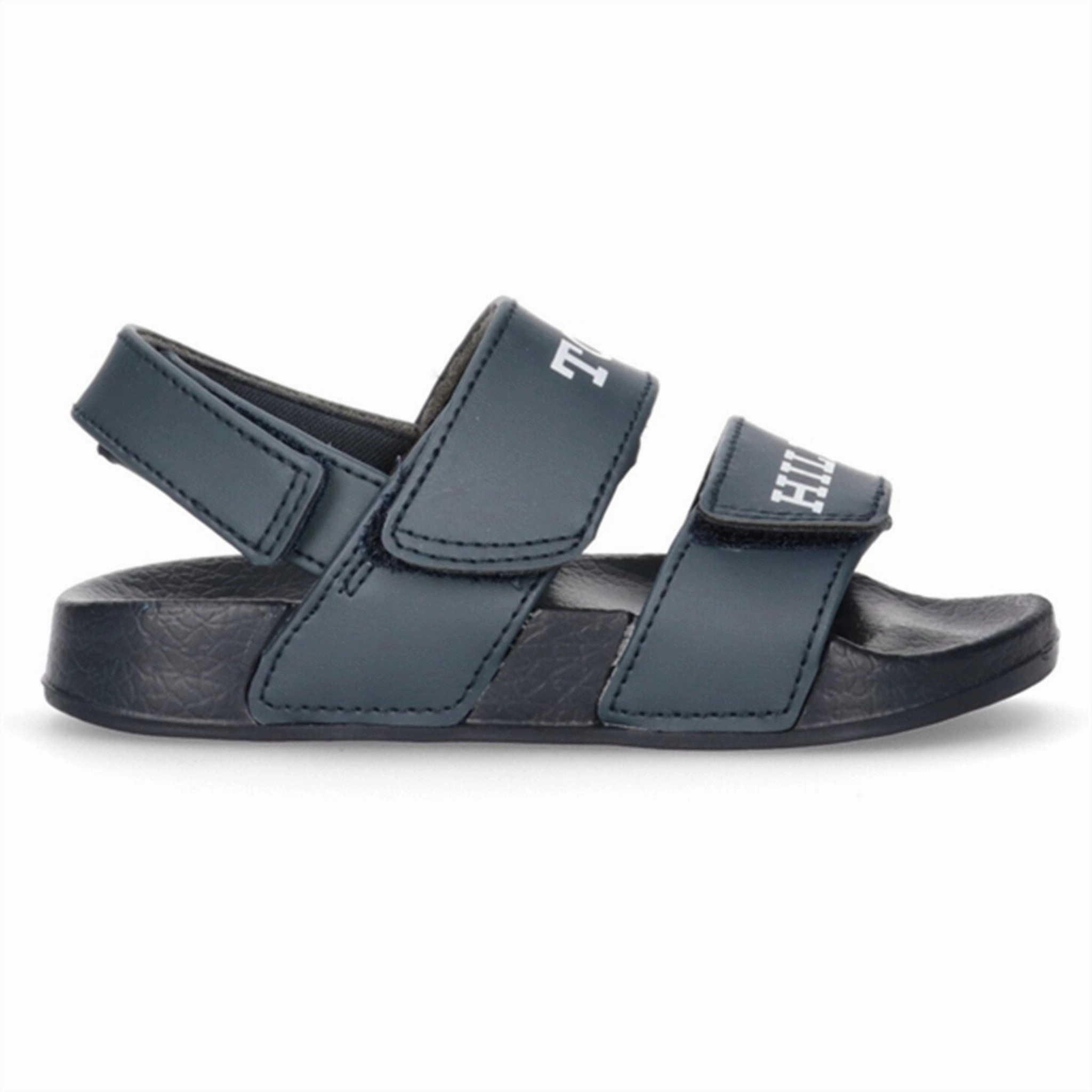 Tommy Hilfiger Velcro Sandal Blue Designed For Ease Modern Tone