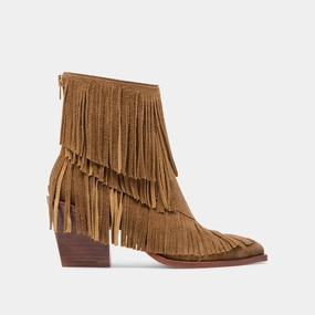 Torey Booties Chestnut Suede City State