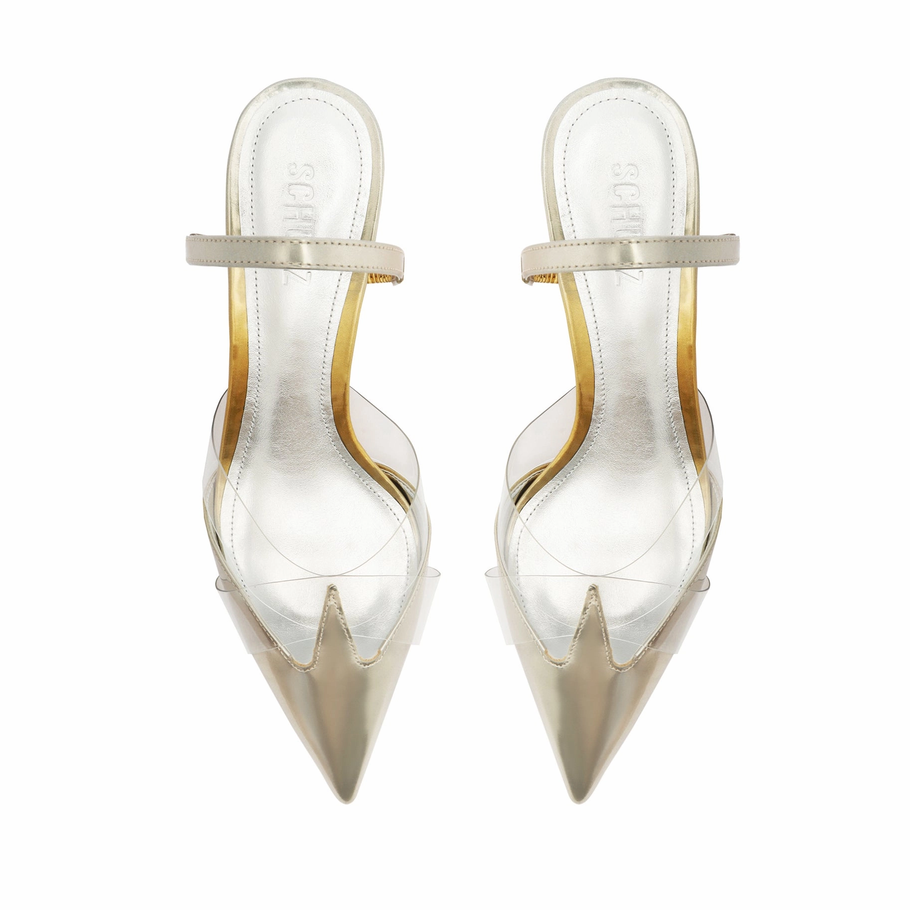 Tori Kitten Vinyl & Specchio Leather Pump Refined And Raw Balance Meets Style