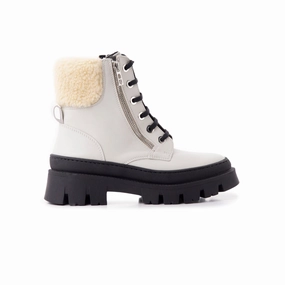 Trieste Off White Leather Sleek Routine