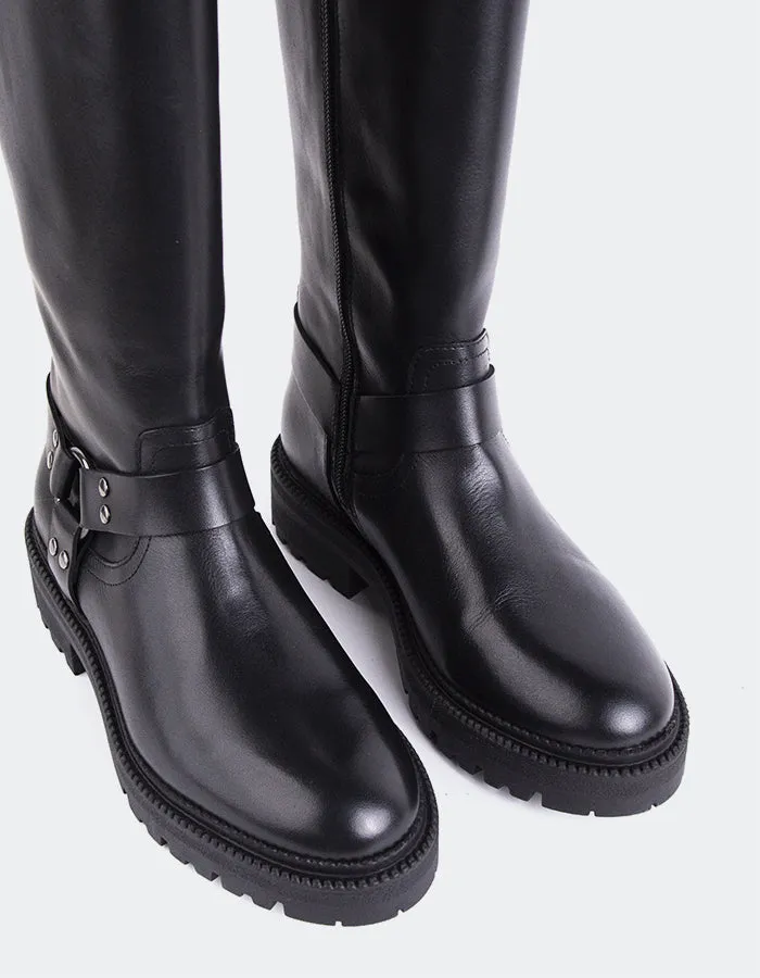 Turvol Black Leather Lifestyle Drop Visual Ease
