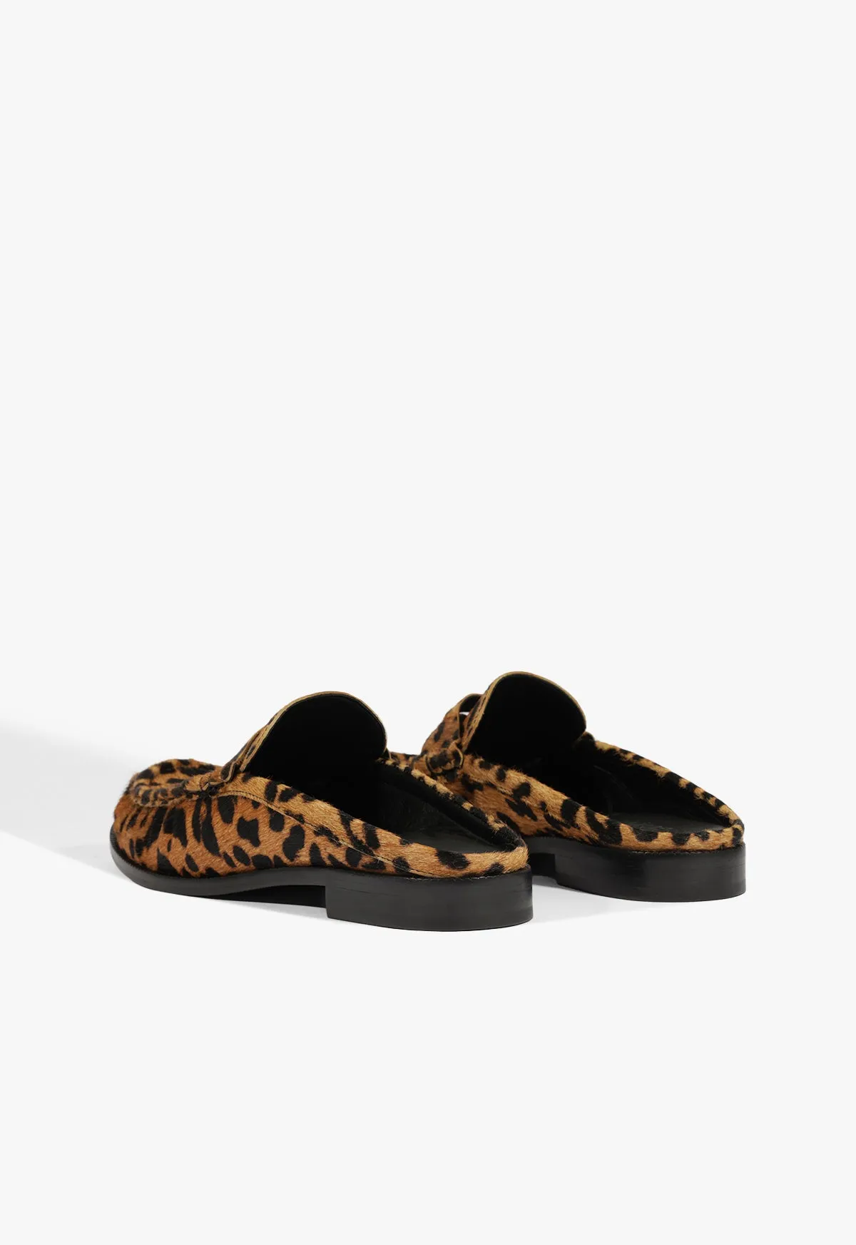 Tyche Mule Calf Hair Flat Vibe-Centered