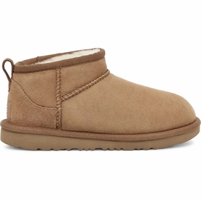 Sleek Comfortwear Ugg T Classic Ultra Mini Boots Chestnut