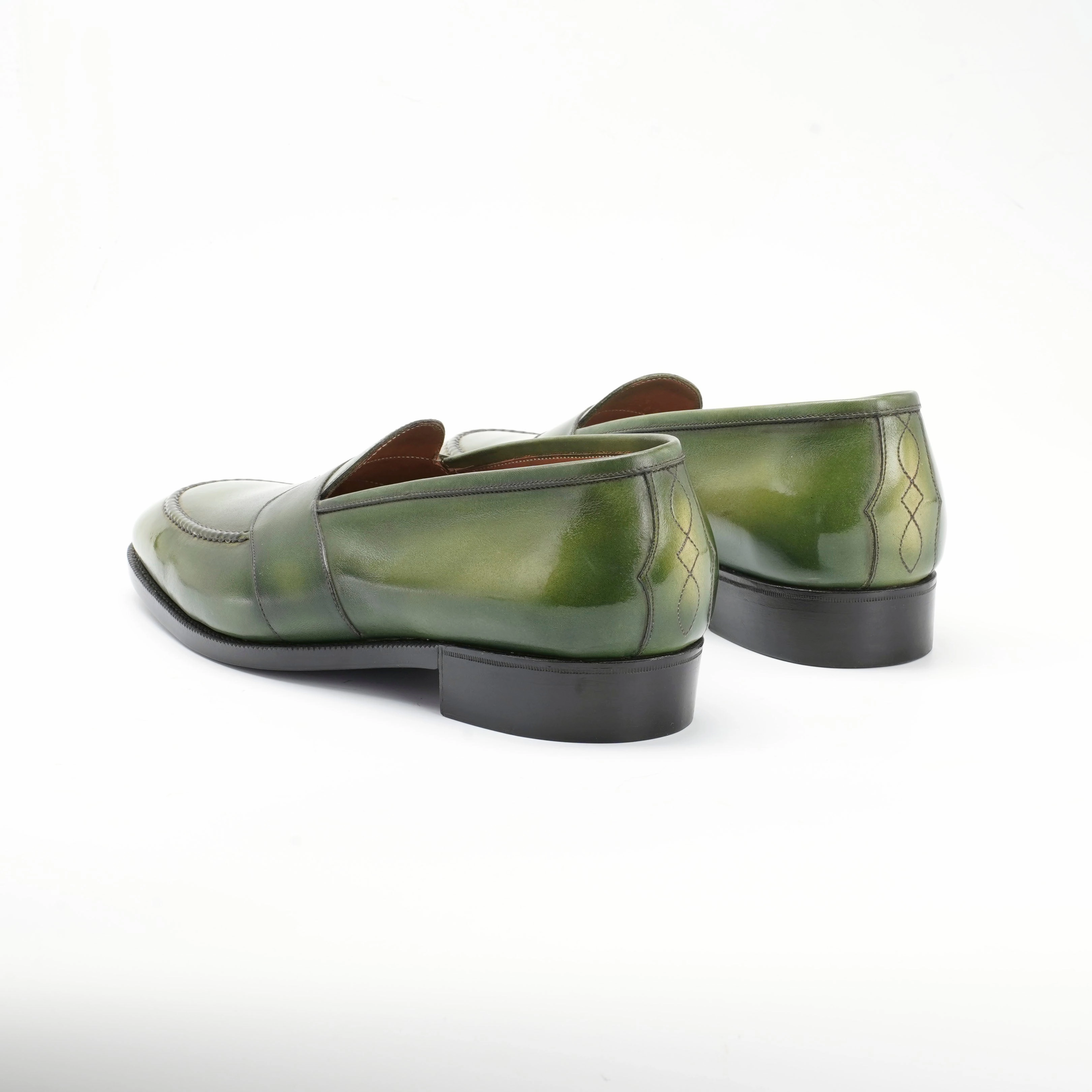 Tailored For Life Confident Comfort Piet Penny Loafer - Monstera Green
