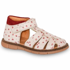 Pom Pom Sandal Classic? Velcro Ladybird Flow With Confidence