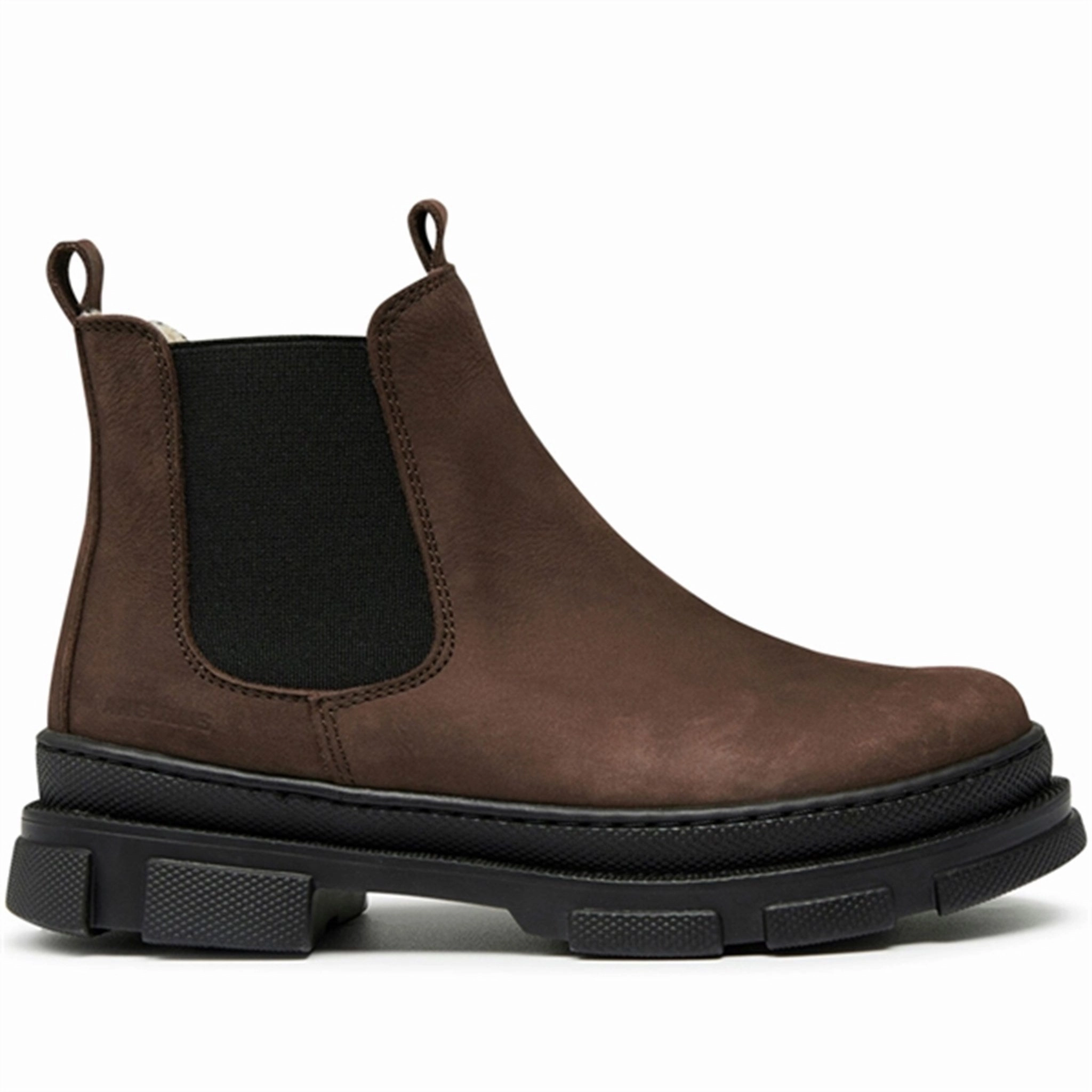 Engineered Casual Light Motion Gear Angulus Chelsea Boots W Elastic And Wool Lining Brown/Black