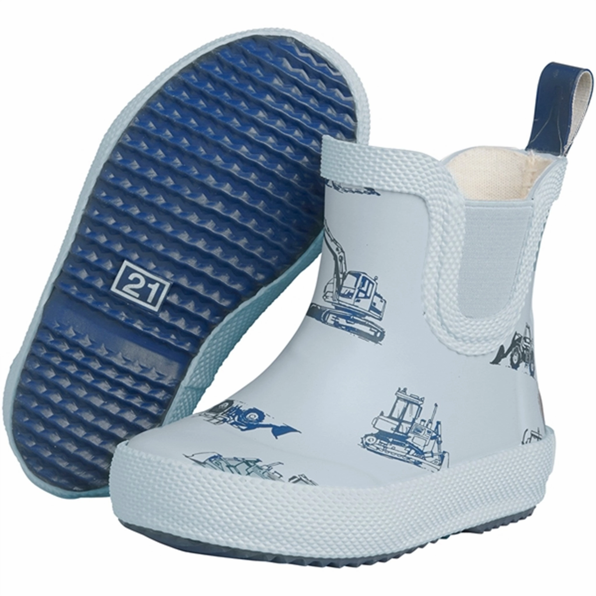 Celavi Wellies Short Aop Cerulean Purpose-Led Elevated Basics