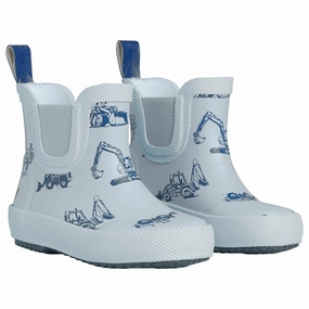 Refined Moves Celavi Wellies Short Aop Cerulean
