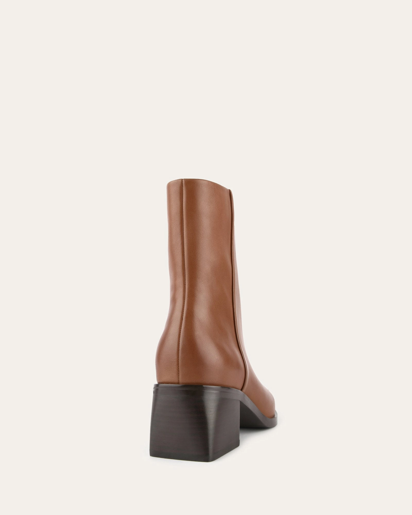 Redefined Casual Quade Mid Ankle Boots True Tan Leather