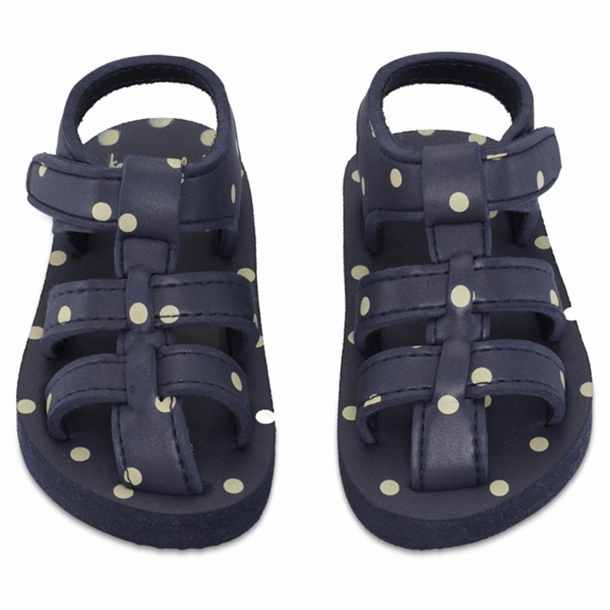 Ease In Motion Konges Sl?Jd Sable Sandals Kelly Blue Dot