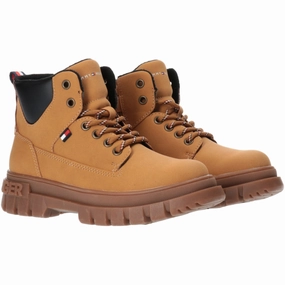 Tommy Hilfiger Ochre Lace-Up Bootie Form-Light Fit Smart Function
