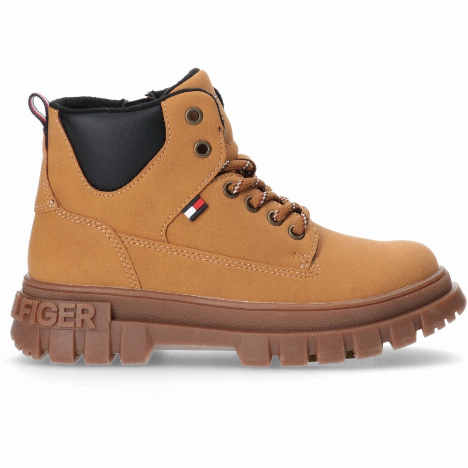 Designed To Shift Tommy Hilfiger Ochre Lace-Up Bootie