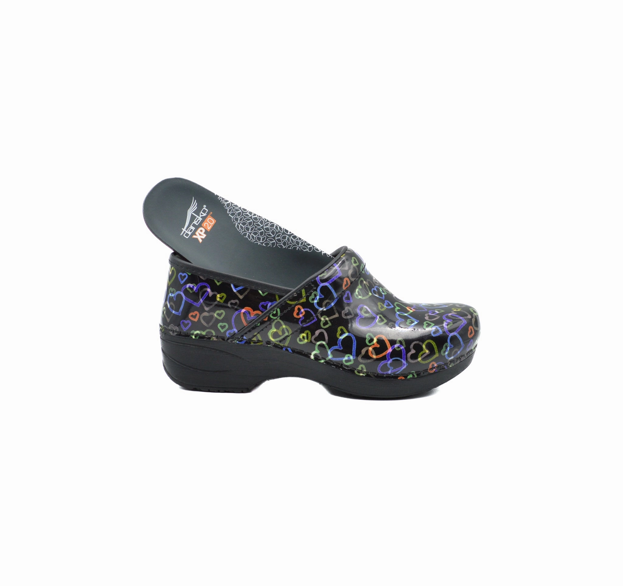 Future Fit Reimagined Comfort Dansko Xp 2.0 Floating Hearts Patent