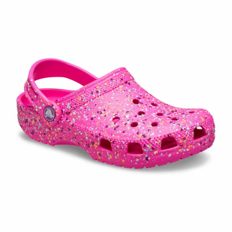 Unisex Classic Paint Splatter Clog To Motion-Elevated Design In Motion