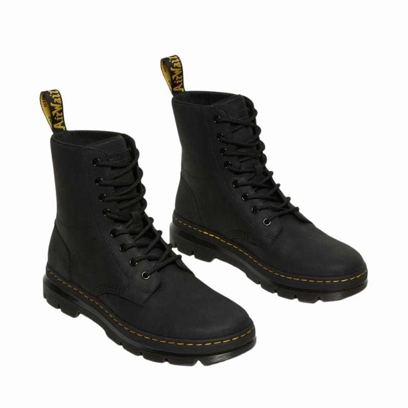 Unisex Combs Leather Wyoming (Black) (Please Order Size According To Gender) Clean Forms Flex And Fit