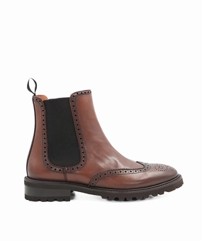 Minimal Mood Driven By Comfort Charlie Glazed Brown Boots