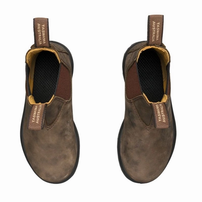 Clean Citywear Unisex Kids' Blundstones Rustic Brown