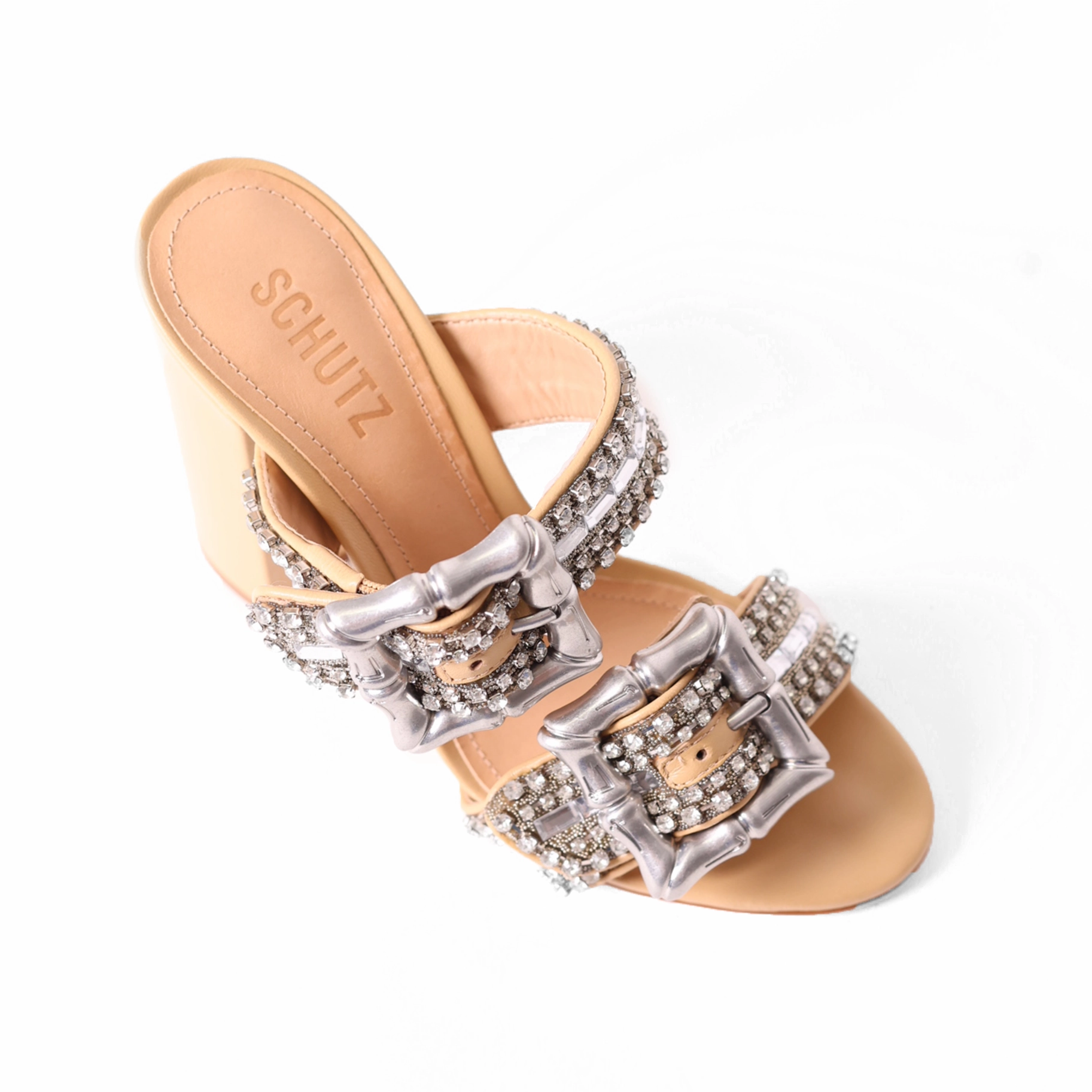 Enola Shine  Leather Sandal Rhythmic Comfort Core Elements