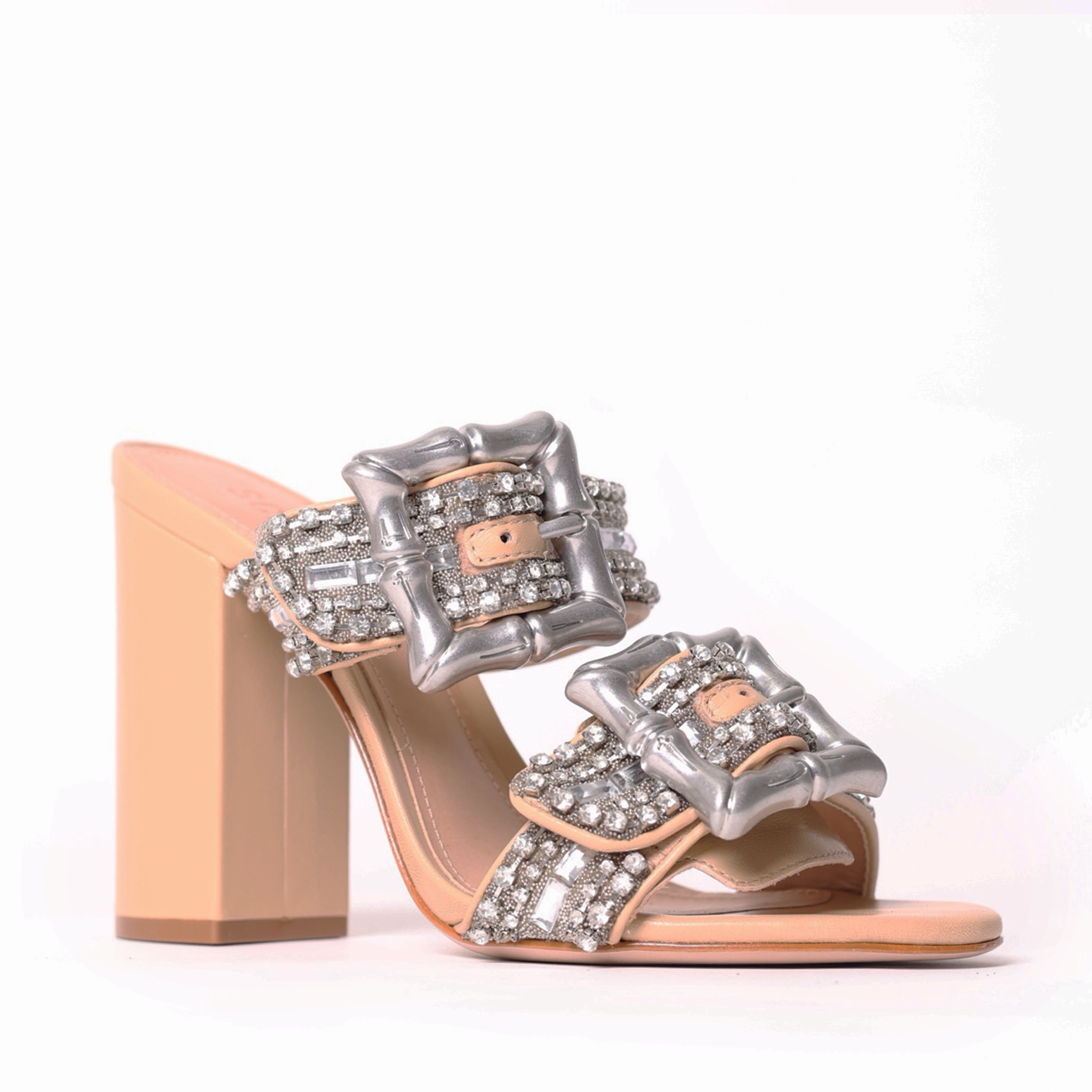 Enola Shine  Leather Sandal Engineered Comfort