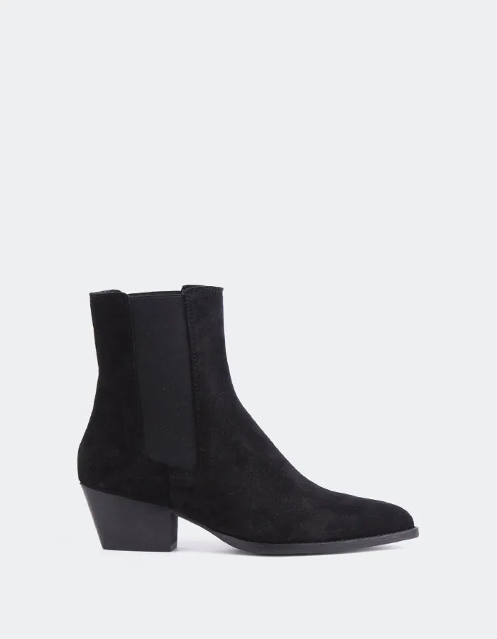 Orsogna Black Suede Dynamic Looks