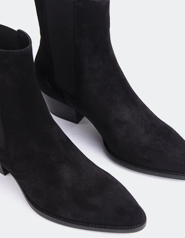Orsogna Black Suede Flow With Confidence