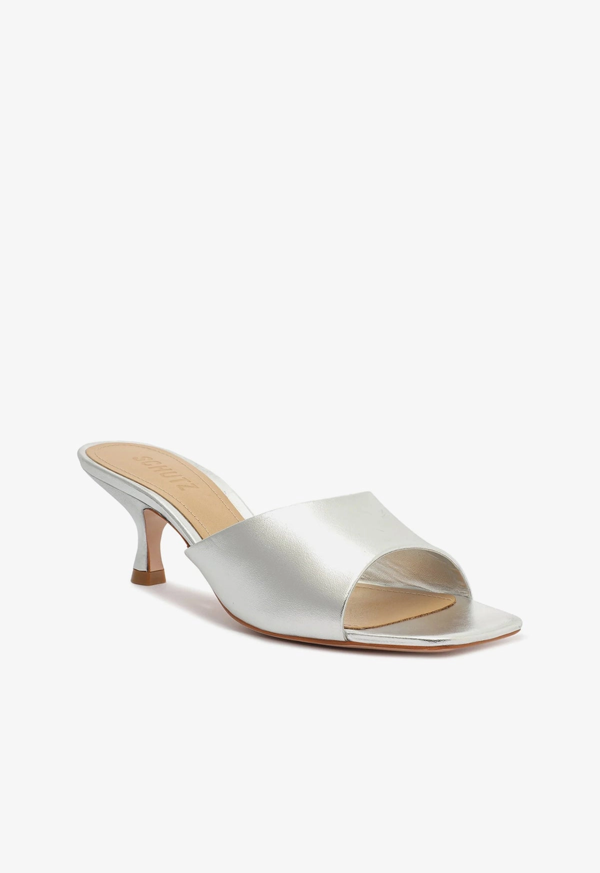 Precision Style Dethalia Metallic Leather Sandal