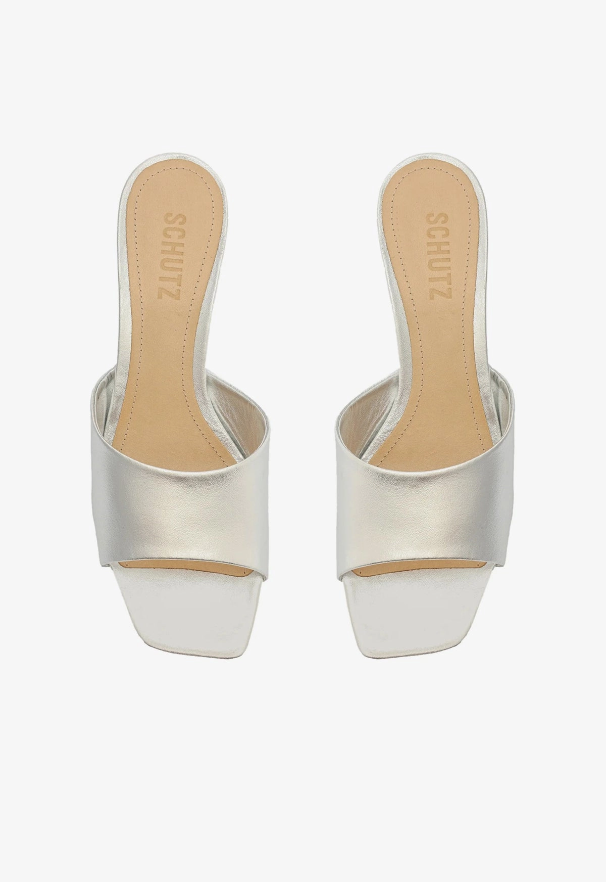 Functional Aesthetic Dethalia Metallic Leather Sandal