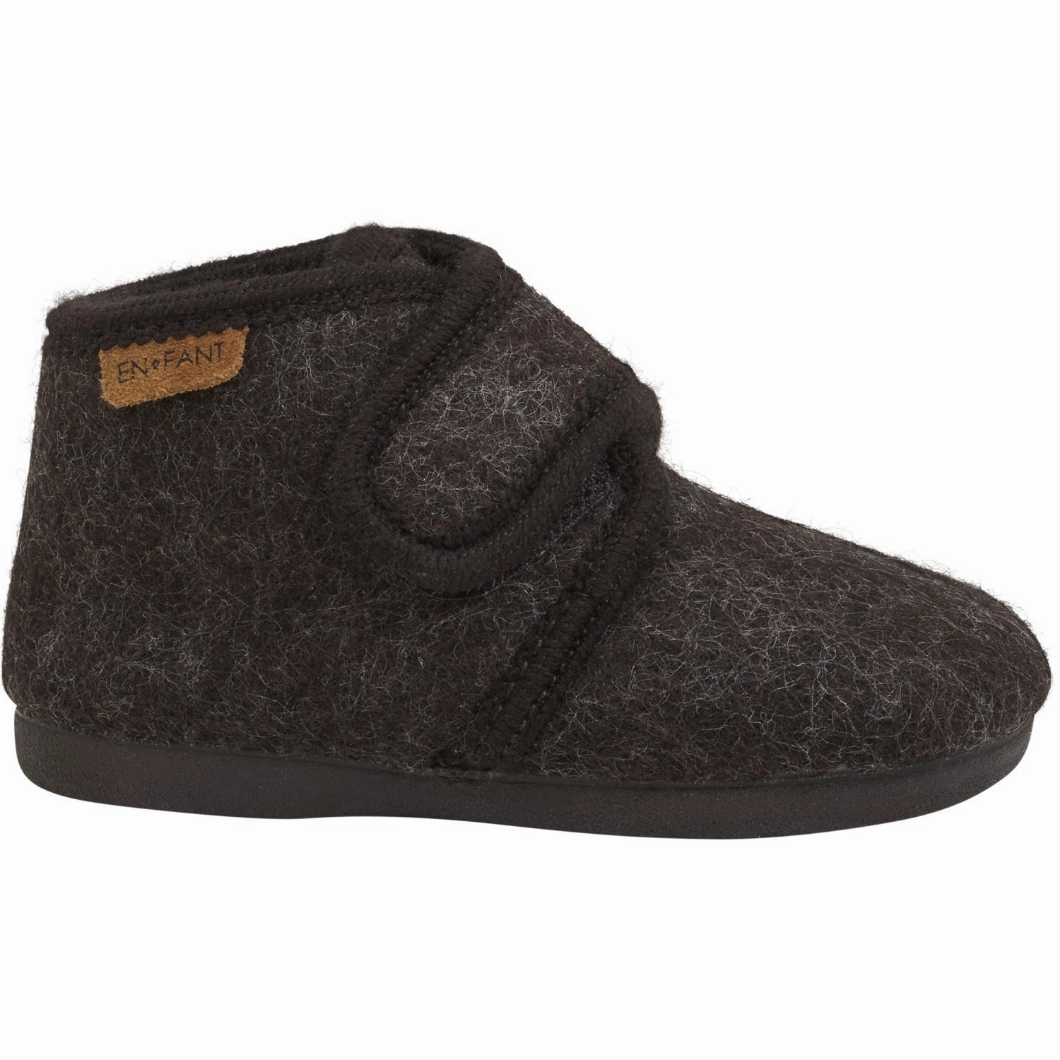 Feel The Flow Essence Of Movement En Fant Chocolate Melange Slippers Wool Velcro