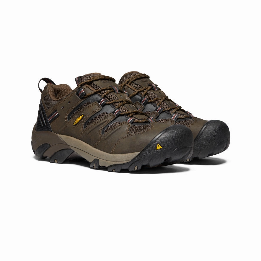 Seasonless Drop Minimal Movement Men'S Lansing Low (Steel Toe)  |  Cascade Brown/Fired Brick