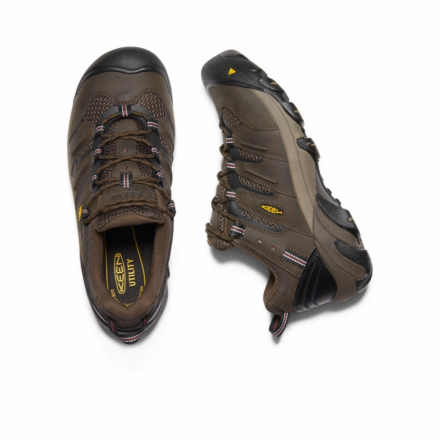 Performance Living Men'S Lansing Low (Steel Toe)  |  Cascade Brown/Fired Brick